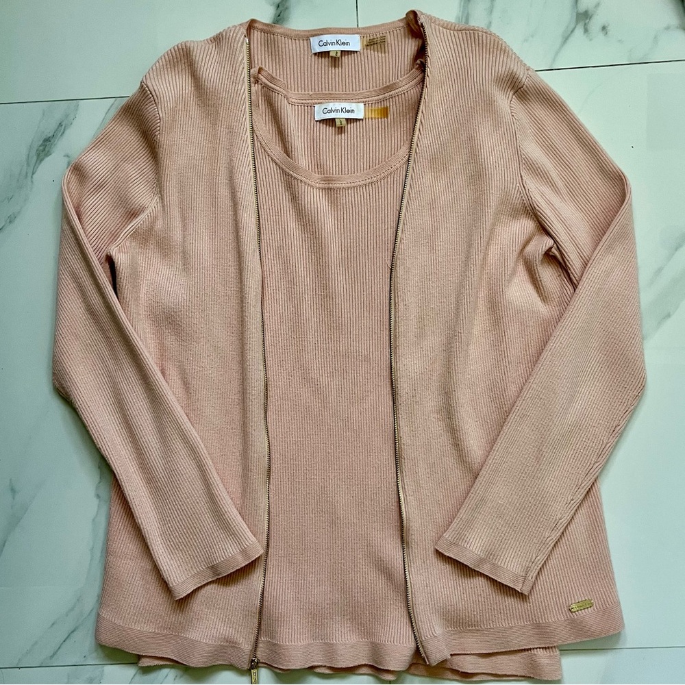 Calvin Klein Sweater and Blouse Set
